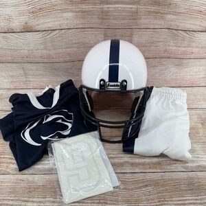 Franklin Penn State Youth Football Uniform Set Helmet Jersey Med